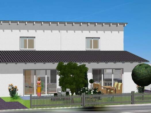 Doppelhaushälfte zum Kauf provisionsfrei 472.923 € 3,5 Zimmer 103 m² 264 m² Grundstück Flugplatzstr. 15 r Kitzingen 97318