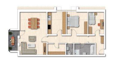 Apartment zum Kauf 226.200 € 3 Zimmer 90,5 m² 2. Geschoss Holzbruckweg 6 Röttenbach Röttenbach 91187