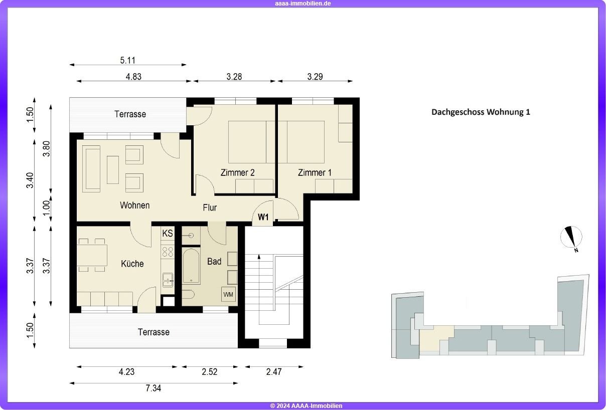 Wohnung zum Kauf 595.000 € 3 Zimmer 82,4 m²<br/>Wohnfläche 5.<br/>Geschoss Friedrichshain Berlin 10243