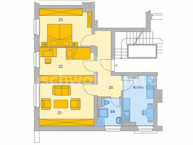 Wohnung zur Miete 700 € 3 Zimmer 70 m² 2. Geschoss Nördliche Innenstadt Potsdam 14467