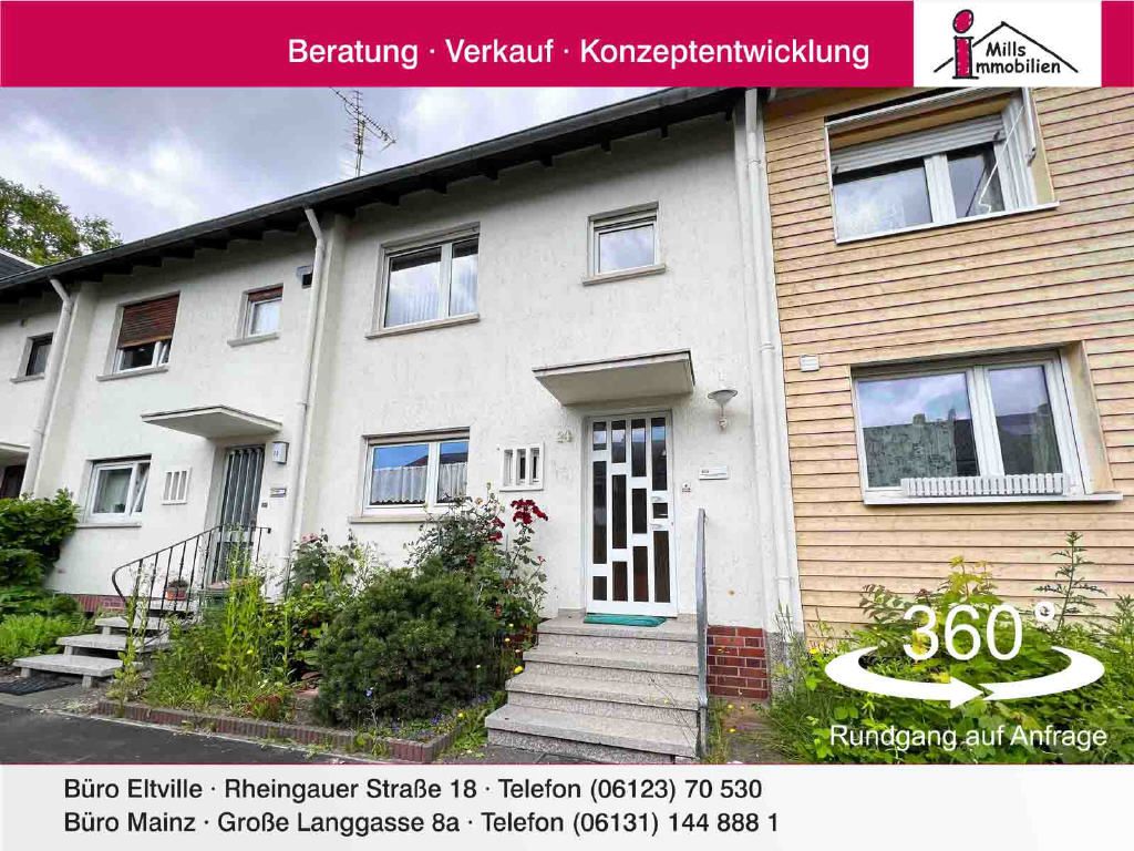 Reihenmittelhaus zum Kauf 445.000 € 4 Zimmer 104 m²<br/>Wohnfläche 159 m²<br/>Grundstück Hartenberg / Münchfeld Mainz 55122