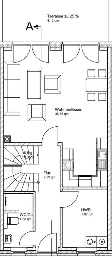 Reihenmittelhaus zur Miete 1.290 € 6 Zimmer 160 m² 280 m² Grundstück Hauptstraße 18 Lühnde Lühnde 31191