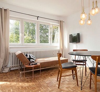 Wohnung zur Miete Wohnen auf Zeit 1.100 € 2 Zimmer 30 m² frei ab sofort Winterhude Hamburg 22299