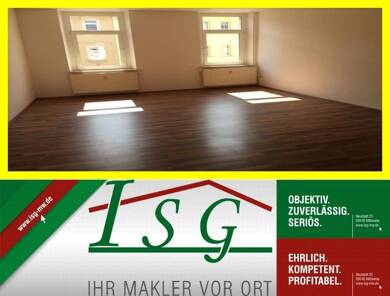 Wohnung zur Miete 450 € 3 Zimmer 89,1 m² 2. Geschoss frei ab 01.07.2025 Mittweida Mittweida 09648