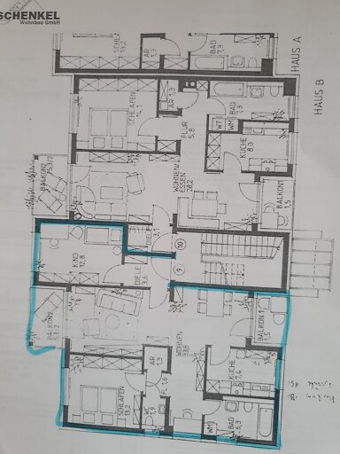 Wohnung zur Miete 720 € 3 Zimmer 80 m² 1. Geschoss Buchbrunner Straße Kitzingen Kitzingen 97318