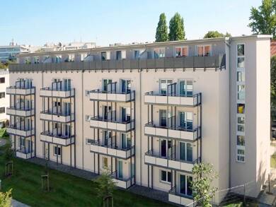 Wohnung zur Miete 493 € 1 Zimmer 33 m² frei ab 01.09.2025 Bernhardstraße 4 Südvorstadt-West (Bayrische Str.) Dresden 01069