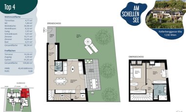 Reihenmittelhaus zum Kauf 574.000 € 4 Zimmer 88,3 m² 91 m² Grundstück Wien 1230