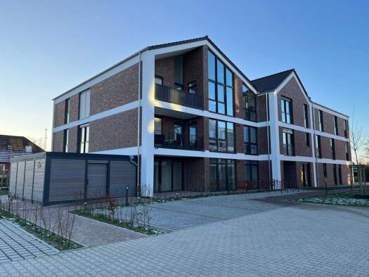 Wohnung zur Miete - Erstbezug 715 € 1 Zimmer 65,3 m² EG Raiffeisenstraße 2h Süderneuland I Norden 26506