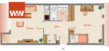 Wohnung zum Kauf 132.000 € 2 Zimmer 48 m² Erdgeschoss Roter Hügel Bayreuth 95445