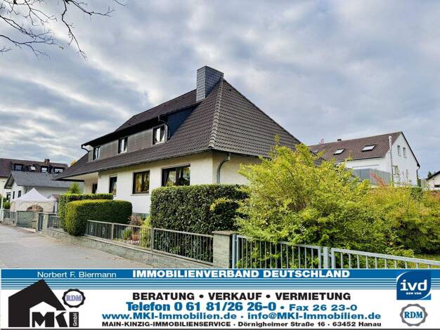 Haus zum Kauf 798.000 € 8 Zimmer 266 m² 847 m² Grundstück Mittelbuchen Hanau 63454