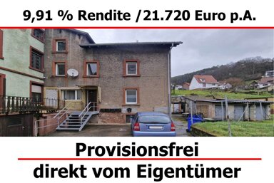 Wohnung zum Kauf provisionsfrei 219.000 € 10 Zimmer 186 m² Staatsstraße 44 Neidenfels 67468