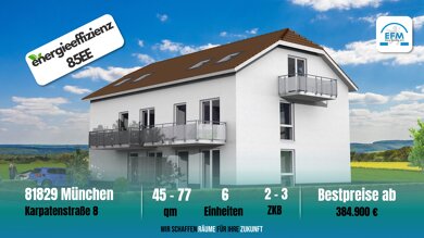 Terrassenwohnung zum Kauf provisionsfrei als Kapitalanlage geeignet 484.900 € 2 Zimmer 60 m² Berg am Laim (Trudering) Berg am Laim München 81673