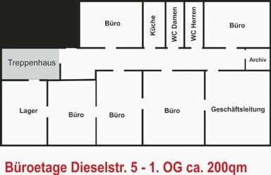 Bürofläche zur Miete provisionsfrei 169 € 1 Zimmer 25 m² Bürofläche Haan Haan 42781