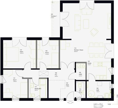 Bungalow zum Kauf Provisionsfrei 301.000 € 4 Zimmer 136 m² 960 m² Grundstück Schönfeld Schönfeld 17111