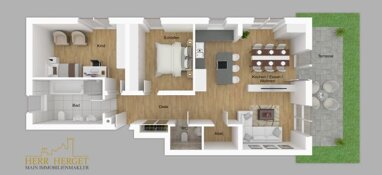 Wohnung zum Kauf 350.000 € 3 Zimmer 98 m² Erdgeschoss Faulbach Faulbach 97906