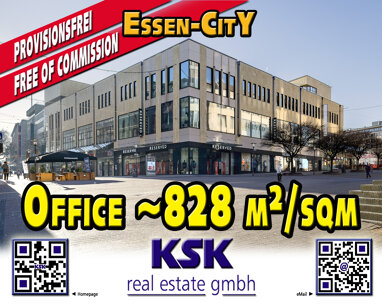 Bürofläche zur Miete Provisionsfrei 14,50 € 828 m² Bürofläche teilbar von 828 m² bis 1.021 m² Stadtkern Essen 45127