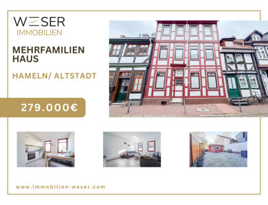 Mehrfamilienhaus zum Kauf 279.000 € 9 Zimmer 174 m² 139 m² Grundstück Innenstadt Hameln 31785