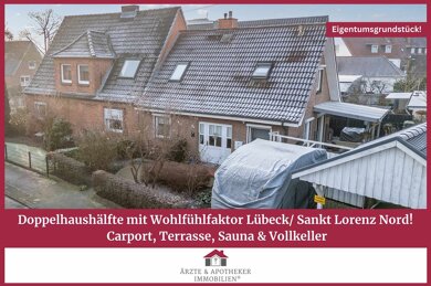 Doppelhaushälfte zum Kauf 389.000 € 3 Zimmer 92 m² 338,5 m² Grundstück St. Lorenz Nord Lübeck 23554