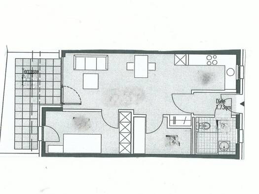Wohnung zur Miete 518 € 2 Zimmer 52 m² Geschoss 3/4 frei ab 01.02.2026 Kernstadt Lippstadt 59555