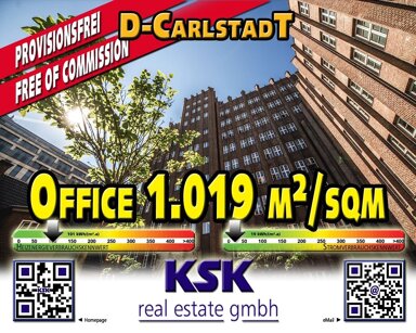 Bürofläche zur Miete provisionsfrei 22 € 1.019 m² Bürofläche teilbar von 424 m² bis 1.019 m² Stadtmitte Düsseldorf 40213