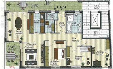 Wohnung zur Miete 900 € 4 Zimmer 147,4 m² frei ab sofort An der Caponniere Stadtmitte Neu-Ulm 89231