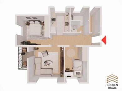 Wohnung zum Kauf 400.000 € 3 Zimmer 81 m² Niederursel Niederursel 60439