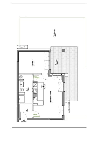 Terrassenwohnung zum Kauf Provisionsfrei 349.000 € 2 Zimmer 60,2 m² Erdgeschoss Altglienicke Berlin 12524