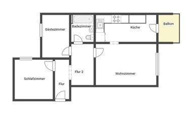 Immobilie zum Kauf 130.000 € 3 Zimmer 66 m² Grünthal-Viermorgen Stralsund 18437