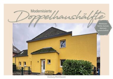 Doppelhaushälfte zum Kauf Provisionsfrei 349.000 € 5,5 Zimmer 100 m² 650 m² Grundstück Hochemmerich Duisburg 47228