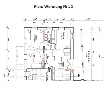 Wohnung zur Miete 708 € 3 Zimmer 88,5 m² EG Untere Bergstraße 17 Honhardt Frankenhardt 74586