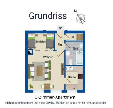 Apartment zum Kauf 134.500 € 1 Zimmer 37 m² 3. Geschoss Tullnau Nürnberg 90402