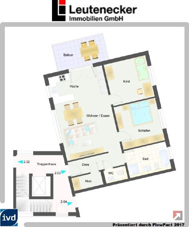 Wohnung zum Kauf Provisionsfrei 529.000 € 3 Zimmer 87,1 m² Neckarems 118 Remseck 71686