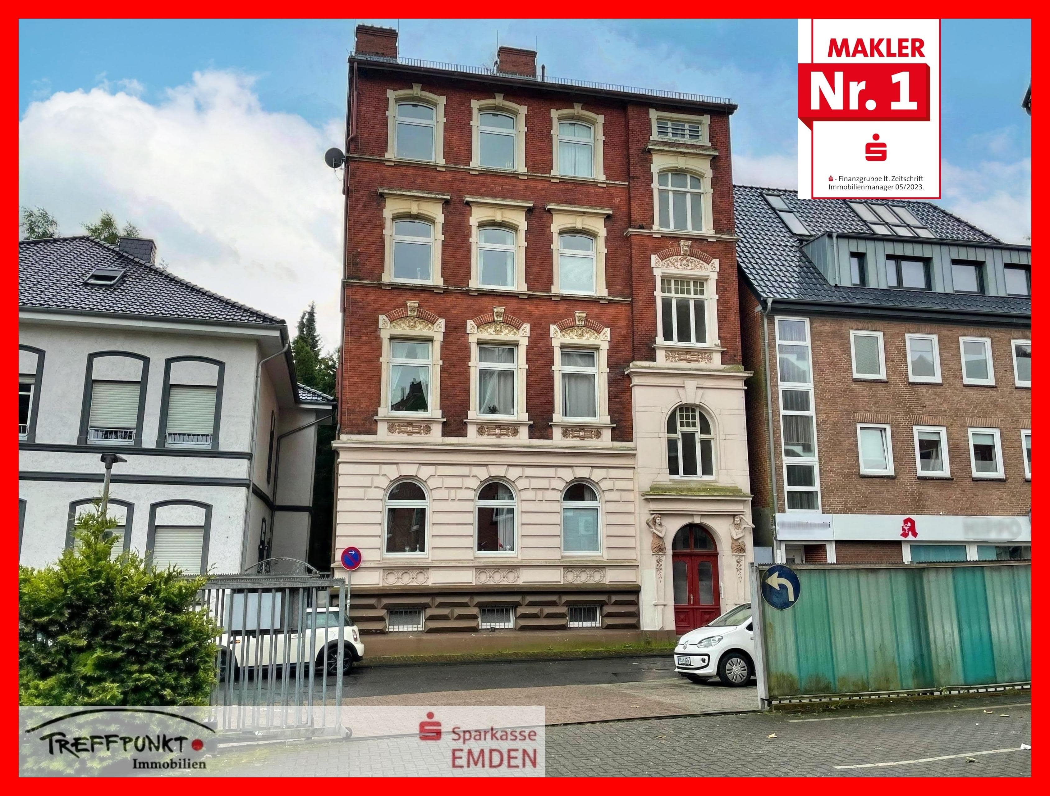 Wohnung zum Kauf 137.000 € 2 Zimmer 59 m²<br/>Wohnfläche 2.<br/>Geschoss ab sofort<br/>Verfügbarkeit Stadtzentrum Emden 26721