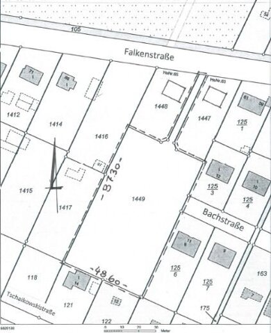 Grundstück zum Kauf provisionsfrei 1.000 m² Grundstück Falkenstraße 63-65 Brieselang Brieselang 14656