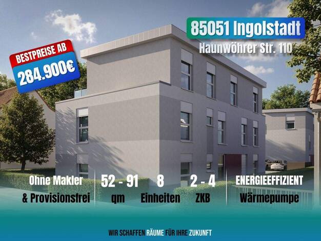 Terrassenwohnung zum Kauf provisionsfrei als Kapitalanlage geeignet 469.900 € 3 Zimmer 85 m² Haunwöher Str. Spitalhof Ingolstadt 85051