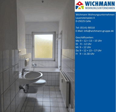 Wohnung zur Miete 563 € 3 Zimmer 70,4 m² 2. Geschoss Lauensteinplatz 11 Heese Celle 29225