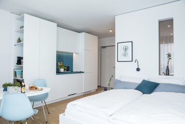 Wohnung zur Miete Wohnen auf Zeit 2.589 € 1 Zimmer 25 m² frei ab 02.07.2024 Gneisenaustraße Alt Moosach München 80992