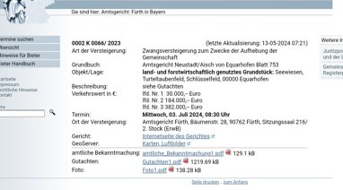 Land-/Forstwirtschaft zum Kauf Provisionsfrei 12.000 m² Grundstück Equarhofen Equarhofen 97215