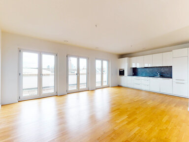 Penthouse zur Miete 1.705 € 2 Zimmer 100,4 m² 6. Geschoss frei ab 01.03.2025 Zum Gipelhof 7 Sachsenhausen - Nord Frankfurt am Main 60594