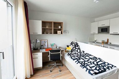 Apartment zur Miete 750 € 1 Zimmer 22 m² 4. Geschoss Habsburgerstraße 132 Neuburg Freiburg im Breisgau 79104