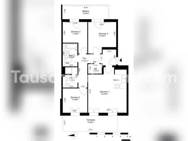 Wohnung zur Miete Tauschwohnung 880 € 4 Zimmer 101 m² 1. Geschoss Haselhorst Berlin 13599