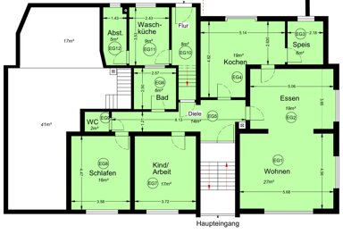 Wohnung zur Miete 700 € 5,5 Zimmer 185 m² Kirchstr. 6 Zimmern Zimmern ob Rottweil 78658