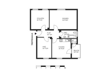 Wohnung zur Miete 712 € 4,5 Zimmer 81,3 m² 1. Geschoss Crange Herne 44653