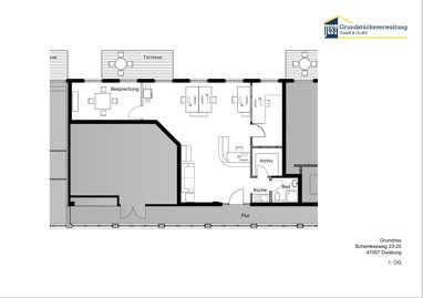 Büro-/Praxisfläche zur Miete provisionsfrei 792 € 2 Zimmer 88 m² Bürofläche Schemkesweg 23-25 Neudorf - Nord Duisburg 47057