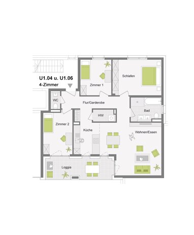 Wohnung zum Kauf Provisionsfrei 623.200 € 4 Zimmer 108 m² 2. Geschoss Hermelinweg 59 Bad Nauheim - Kernstadt Bad Nauheim 61231