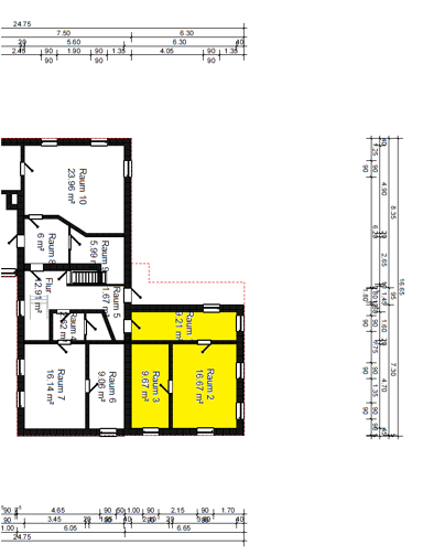 Bürofläche zur Miete 216 € 3 Zimmer 36 m² Bürofläche Kreischa Kreischa 01731