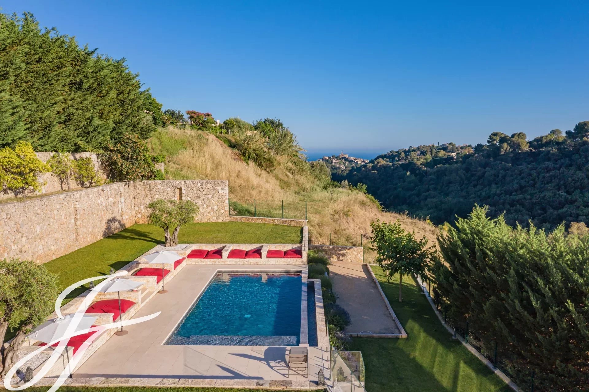 Haus zur Miete Wohnen auf Zeit provisionsfrei 12.000 € 550 m²<br/>Wohnfläche Val de Cagne-Colline Route de Vence Cagnes-sur-Mer 06800