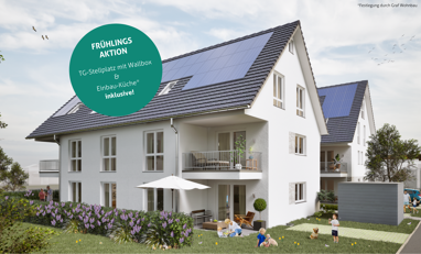 Terrassenwohnung zum Kauf Provisionsfrei 455.300 € 2 Zimmer 55,1 m² Erdgeschoss Schillerstraße 38 Herrenberg Herrenberg 71083