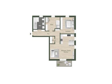 Wohnung zum Kauf provisionsfrei 560.000 € 3 Zimmer 86 m² 1. Geschoss Dechsendorfer Platz 3 Dechsendorf Erlangen 91052