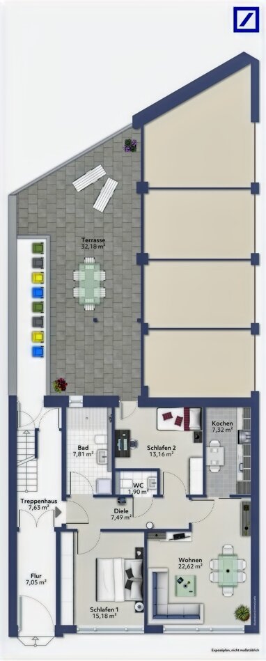 Wohnung zum Kauf 199.000 € 4 Zimmer 90 m² Ruhrort Duisburg 47119